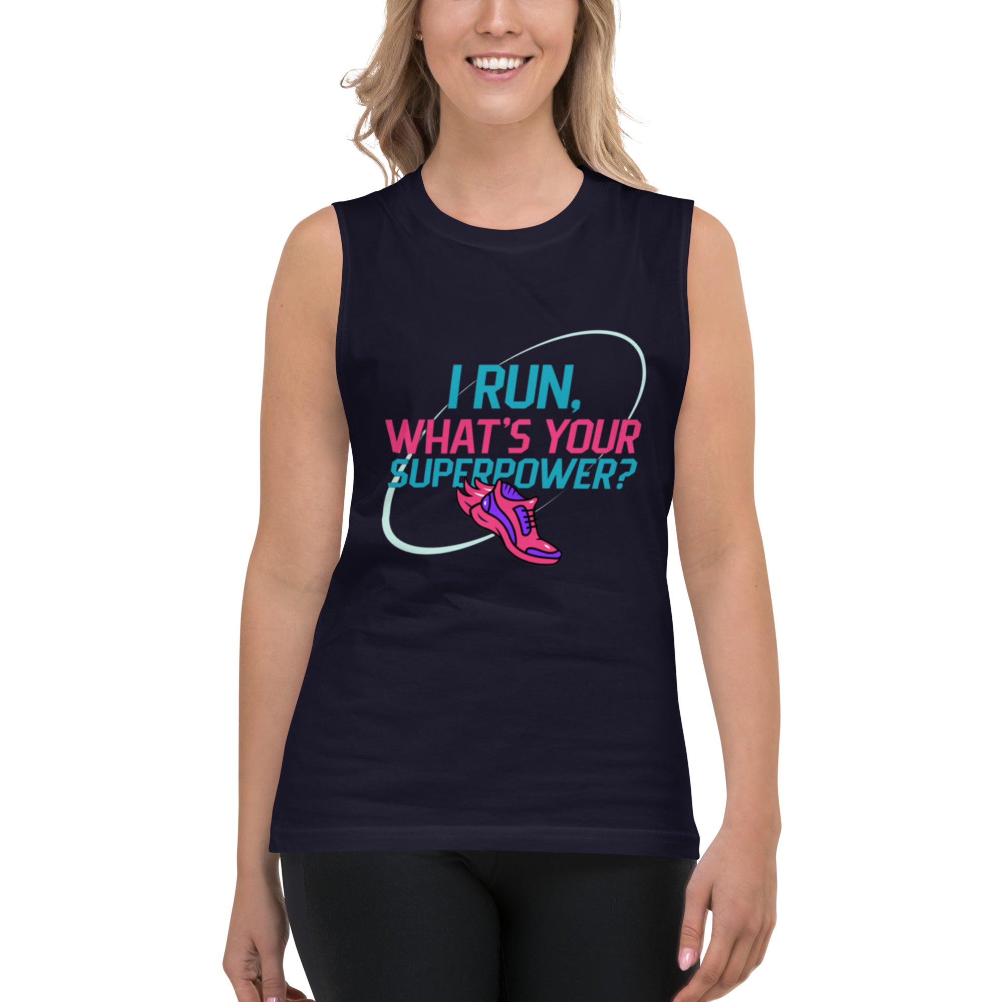 What's Your Superpower Muscle Tank